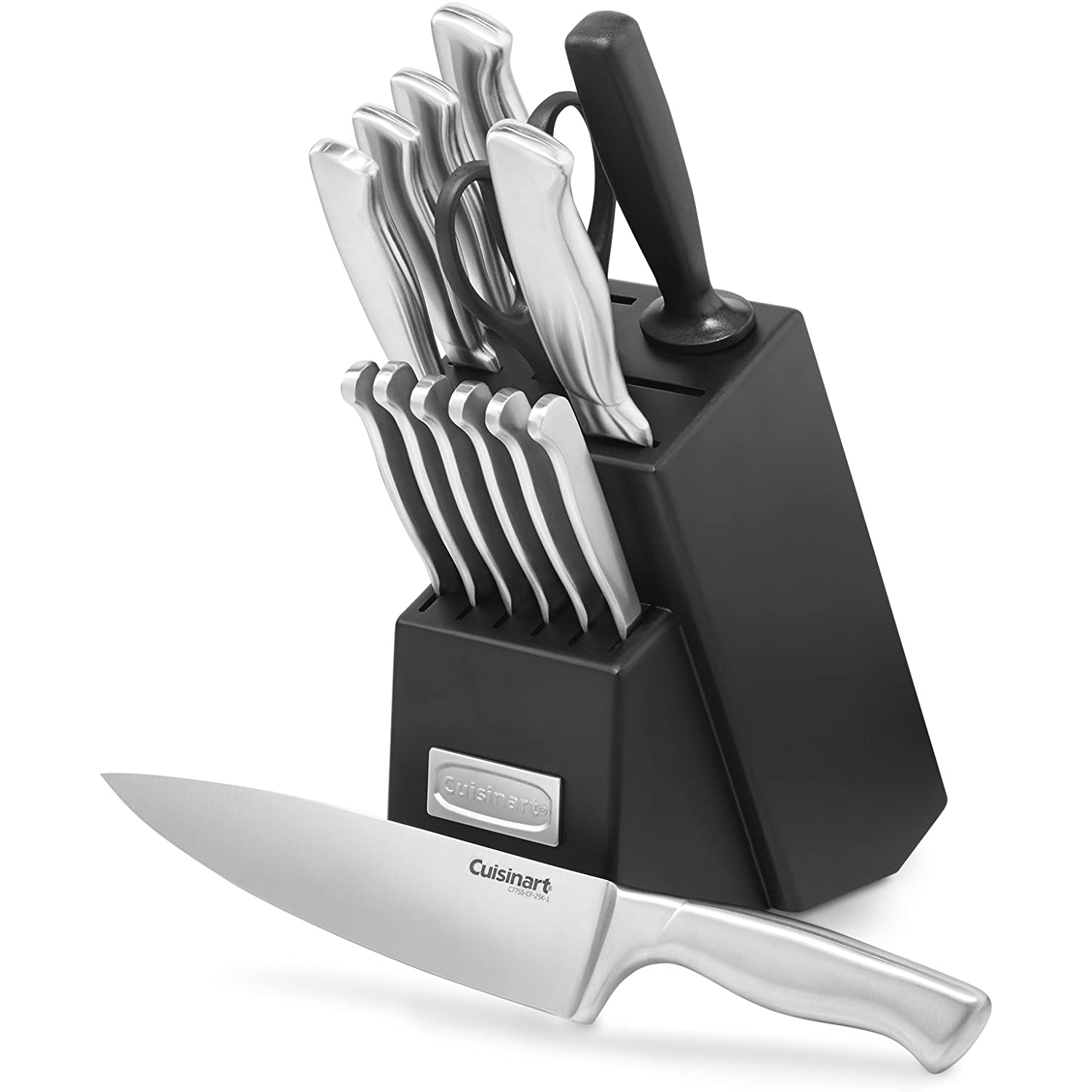 Cuisinart 17-Piece Artiste Collection Cutlery Knife Block Set Stainless Steel