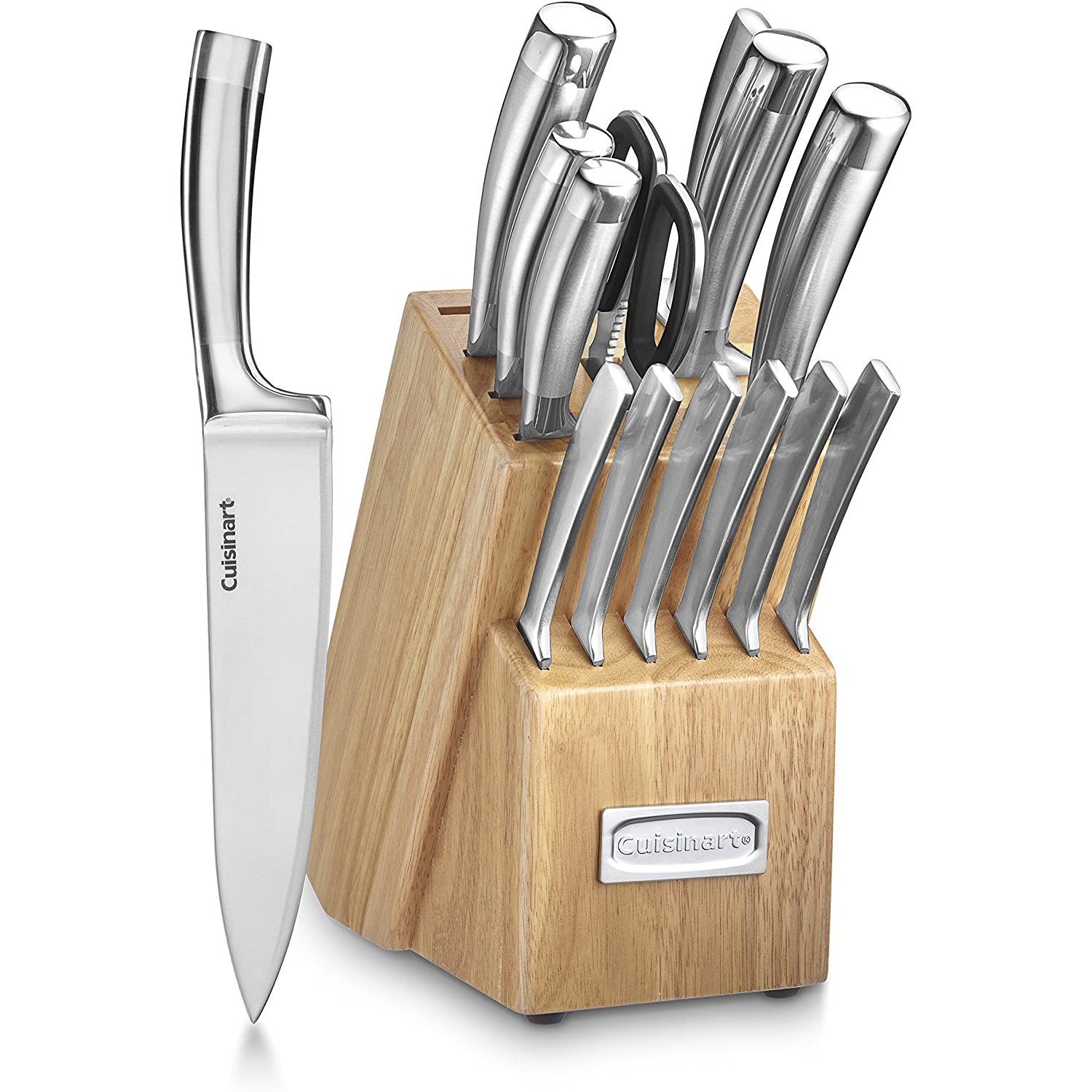 Cuisinart 17-Piece Artiste Collection Cutlery Knife Block Set Stainless Steel