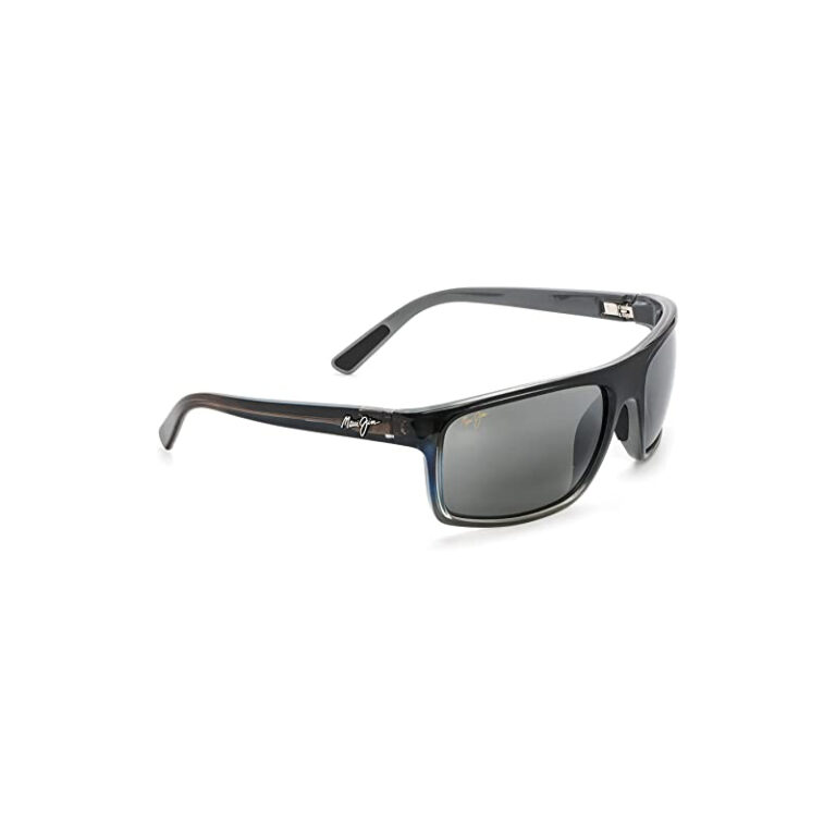 Maui Jim Men’s Byron Bay Sunglasses Wrap Frame, Polarized Lenses, with